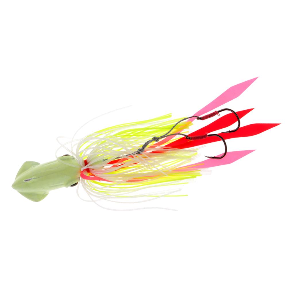 72g Metal Fishing Lure Heavy Cover Jig Head Bait Saltwater Jig Hook