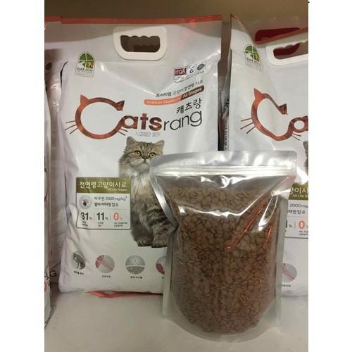 Thức ăn hạt cho mèo mọi lứa tuổi Catsrang Nhập Khẩu Hàn Quốc Túi chia 1kg