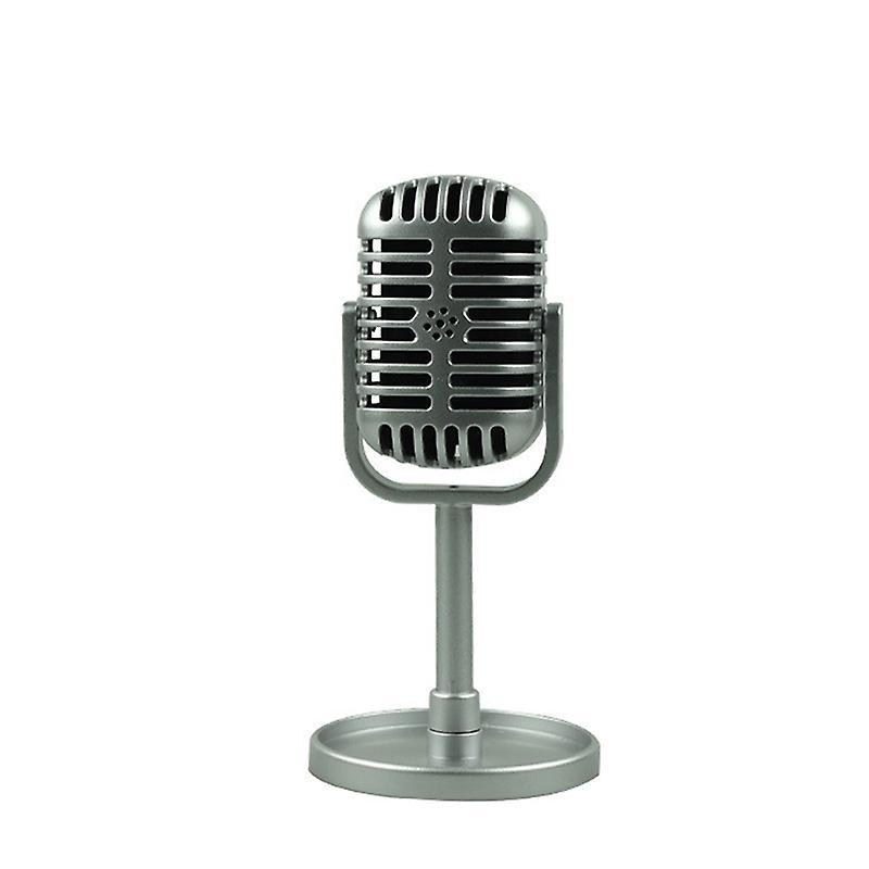 Micrô âm thanh cổ điển retro micro phong cách cổ điển mic mô hình đứng