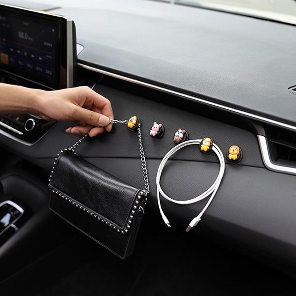 Móc Treo Đồ Đa Năng Gắn Sau Ghế Xe Hơi Họa Tiết Hoạt Hình Sáng Tạo