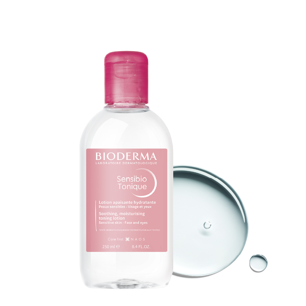 Dung dịch cân bằng, dưỡng ẩm và làm dịu cho da nhạy cảm Bioderma Sensibio Tonique