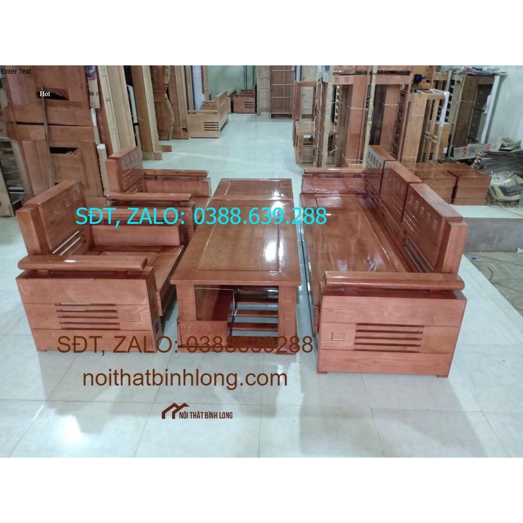 Bộ bàn ghế gỗ sồi Nga