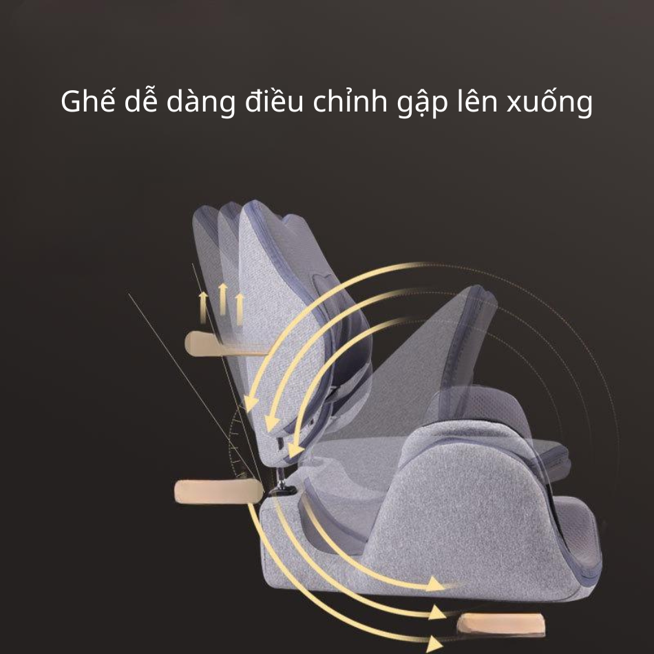 Đệm Ghế Massage Thư Giãn Thắt Lưng Mông Đùi Cao Cấp, Ghế Massage 10D Công Thái Học