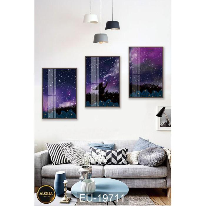 Tranh Canvas Treo Tường Hiện Đại Phòng Ngủ Phòng Khách Cầu Thang Phòng Bếp Giá Rẻ