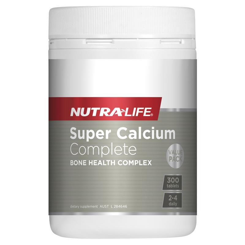Nutra-Life Super Calcium Complete 300 Tablets Exclusive Size