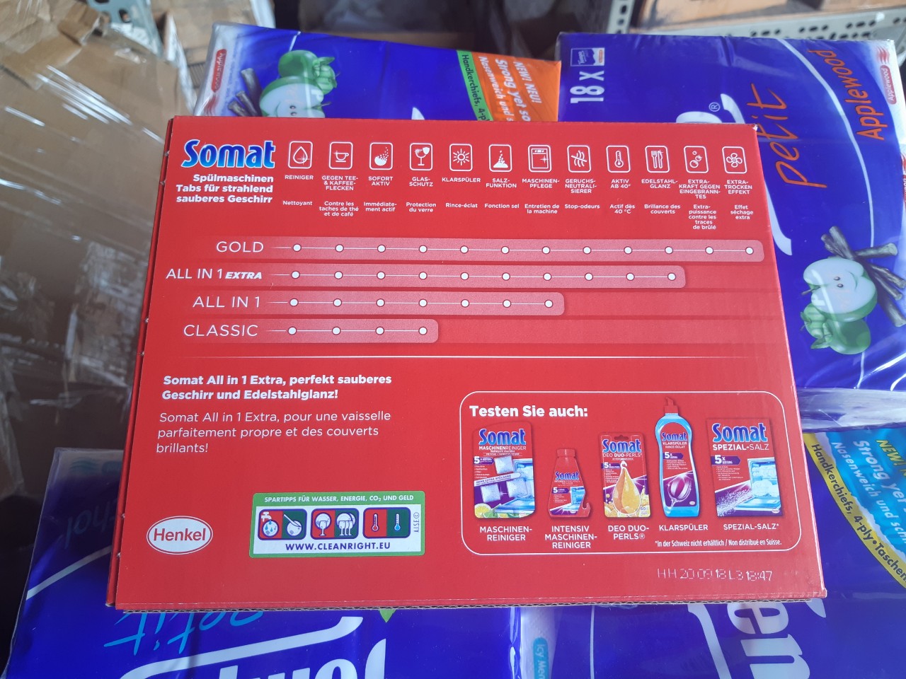 Viên rửa bát Somat All in 1 Extra 10 Multi - AKTIV 25 Viên Đức dùng cho máy rửa bát chén, viên rửa bát somat 25V 10 in 1