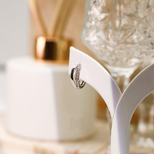 Bông tai Bạc 925 đính đá CZ Made For The Night Millenne Paris MLER1150