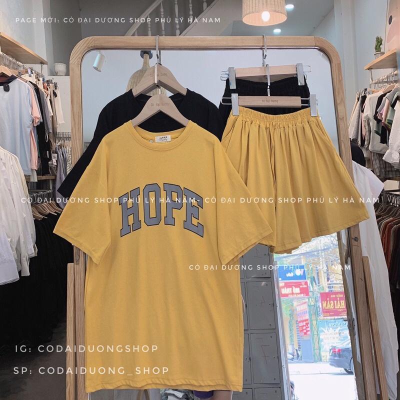 Bộ cotton chữ HOPE
