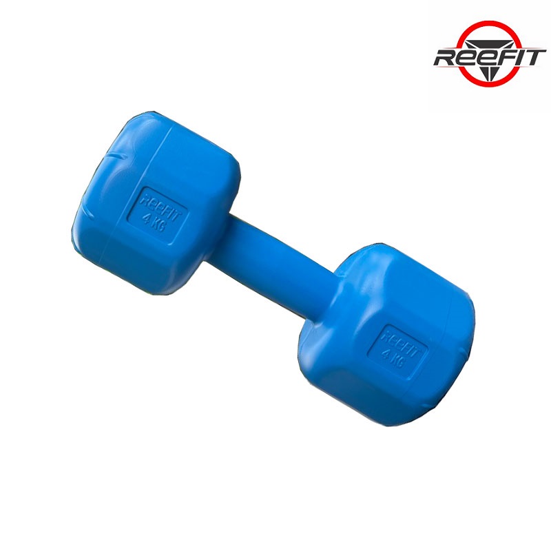 Tạ Tay Nhựa 4kg Bát Giác REEFIT