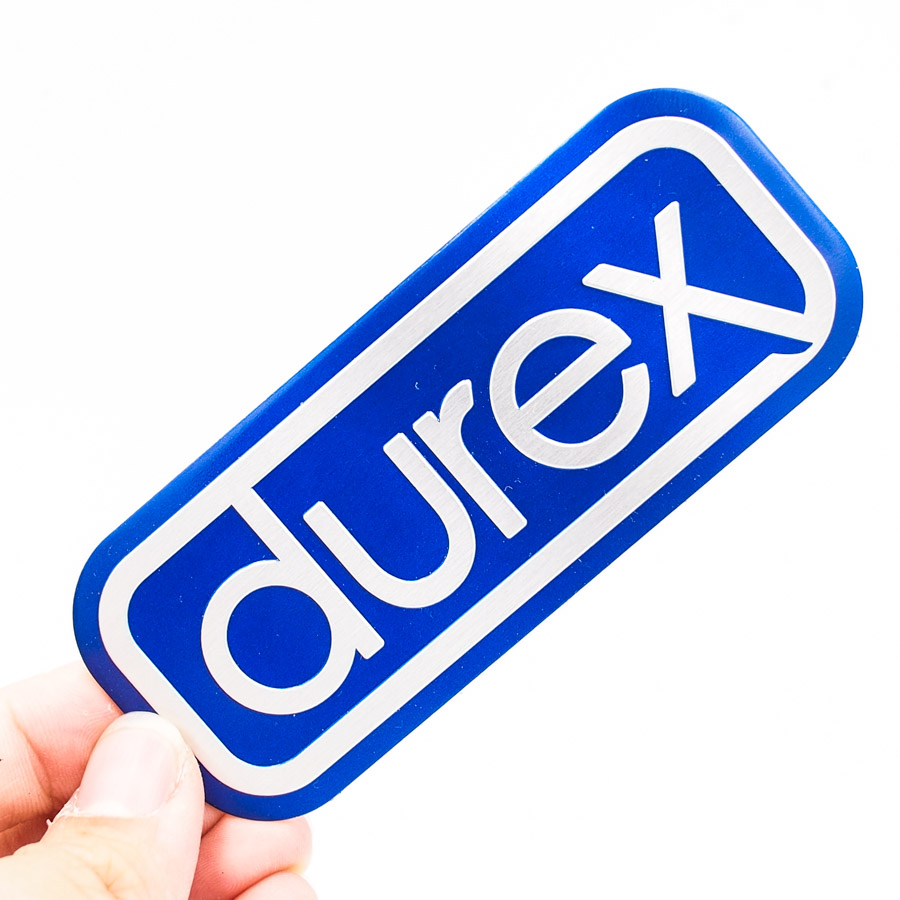 Durex - Sticker metal hình dán kim loại