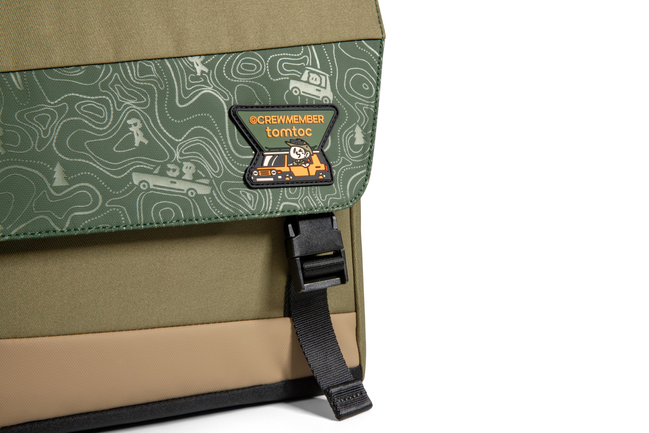 Túi Đeo Chéo Tomtoc (Usa) Slash-T27 Shoulder Bag Green - T27S1T1GC