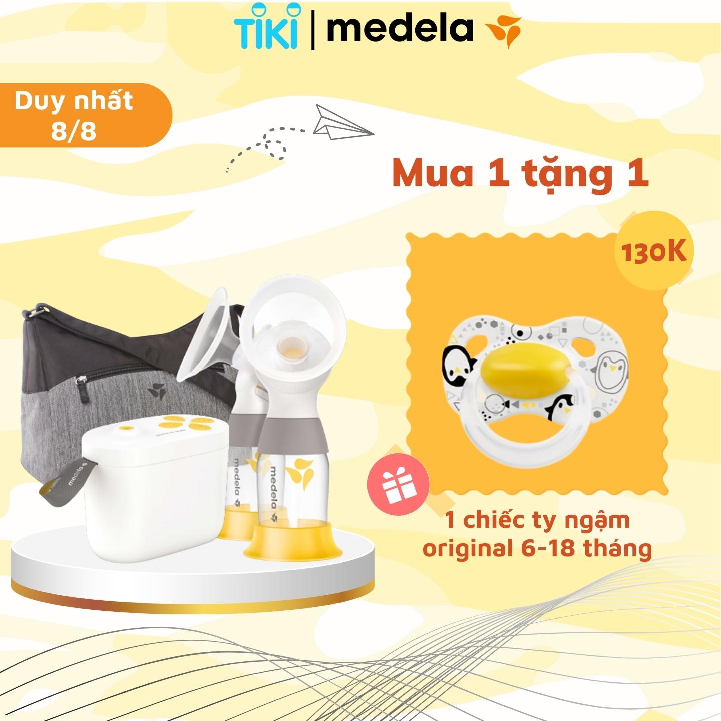 Máy hút sữa Medela Pump in style MaxFlow | Máy hút sữa điện đôi có túi xách và bộ bảo quản lạnh.