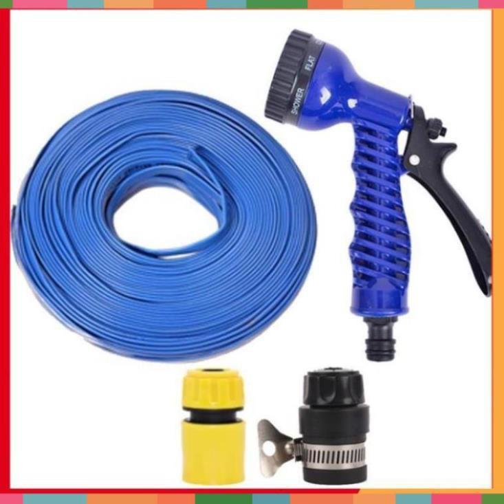 Bộ dây tăng áp 3 lần vòi xịt nước rửa xe, tưới cây loại 7-10m  206843
