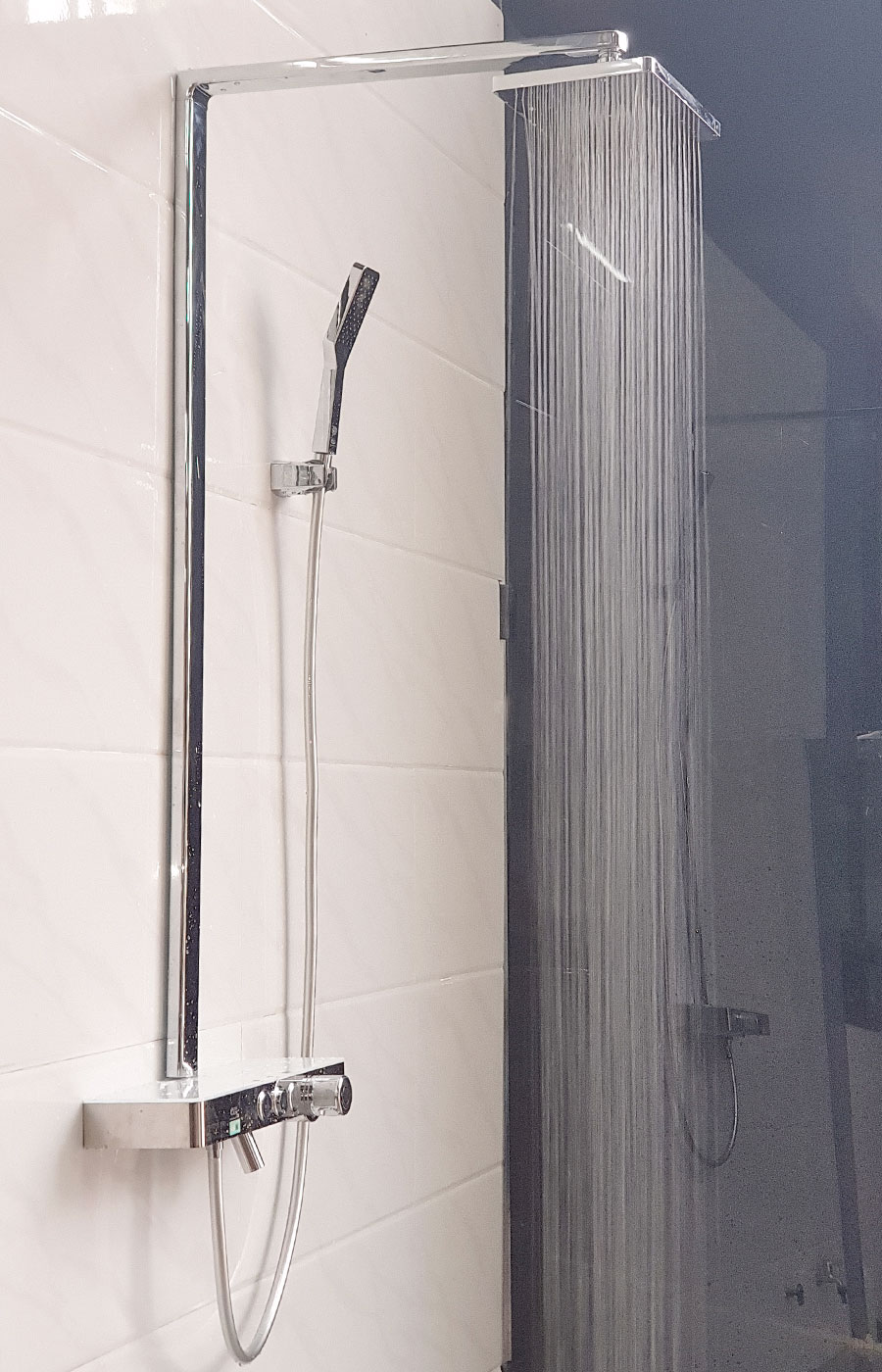 Sen bộ tắm đứng nóng lạnh Eurolife EL-SC907 (Trắng bạc)