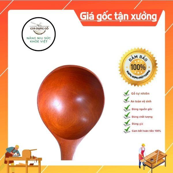 Muỗng/muôi canh cán cong gỗ nhãn tự nhiên xuất Hàn.Nhật ,Châu Âu - ĐỒ DÙNG NHÀ BẾP 68