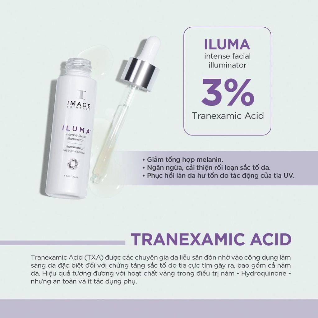 Serum mờ thâm nám, sáng da, giảm mao mạch máu - IMAGE SKINCARE ILUMA Intense Facial Illuminator 30ml