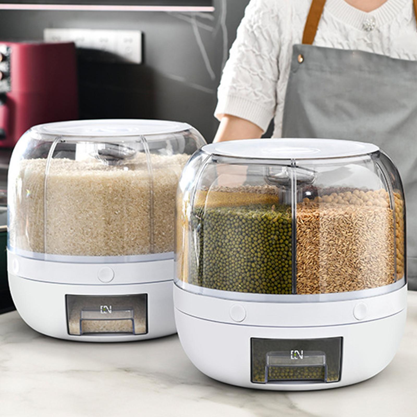 Kitchen Rice Storage Container Flour Cereal Bread Storage Sealed Rice Box for Pet Food Cereal