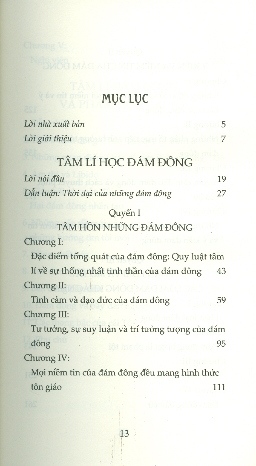 TÂM LÍ HỌC ĐÁM ĐÔNG - Cùng Tâm Lí Đám Đông Và Phân Tích Cái Tôi Của Của S. FREUD - Tủ Sách Tinh Hoa