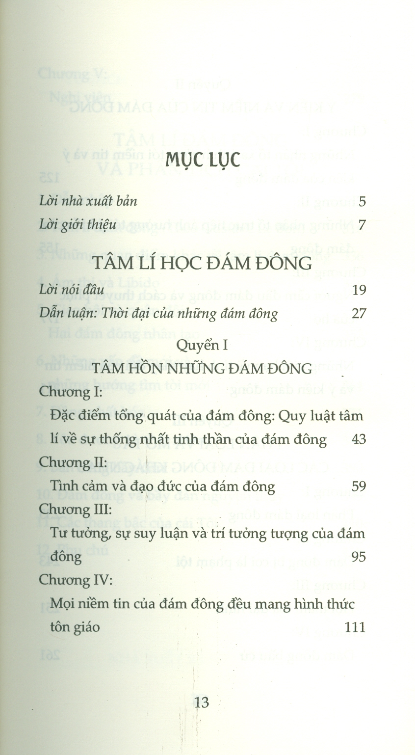 TÂM LÍ HỌC ĐÁM ĐÔNG - Cùng Tâm Lí Đám Đông Và Phân Tích Cái Tôi Của Của S. FREUD (Tái bản lần thứ mười bốn - năm 2022) - Tủ Sách Tinh Hoa