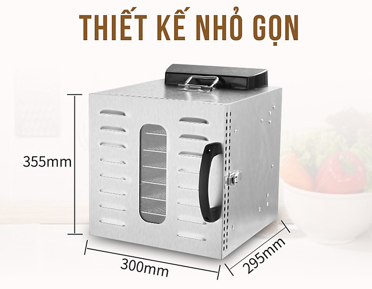 Máy sấy thực phẩm 10 tầng YX10 - Sấy dược liệu, hoa quả, làm khô gà, sấy các loại hạt, củ