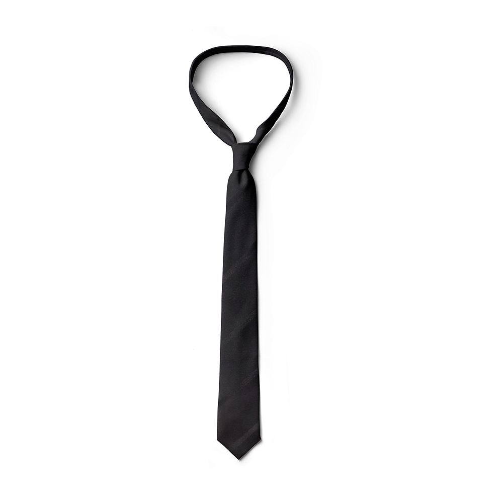 Cà vạt nam, cà vạt lụa cao cấp, cà vạt lụa tơ tằm - Cà vạt silk bản nhỏ màu đen sọc CS6DES001