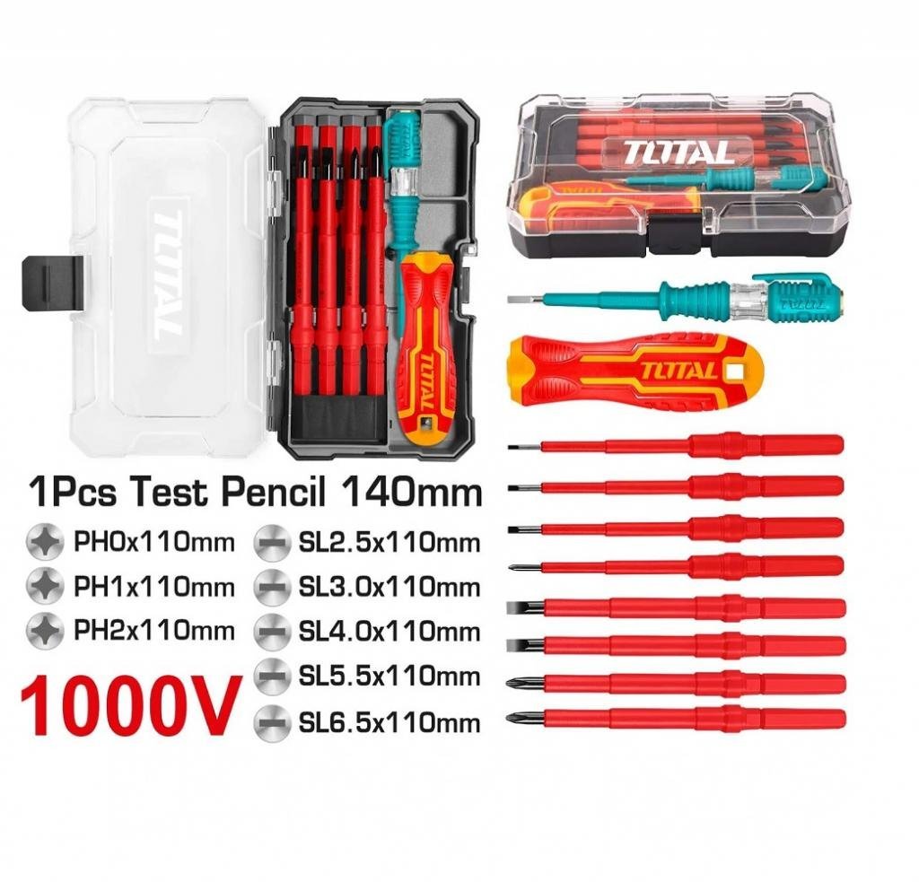 Bộ vít cách  điện 10 món total THTIS5106