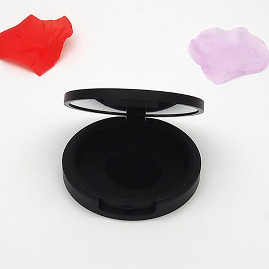 2x Empty Powder Case Face Powder Blusher Makeup Cosmetic Jars Containers