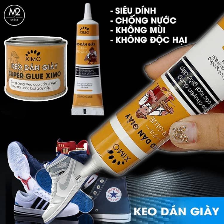 Keo Dán Giày Thể Thao Siêu Dính Dùng Nhiệt Trong Suốt 60ml HKD62