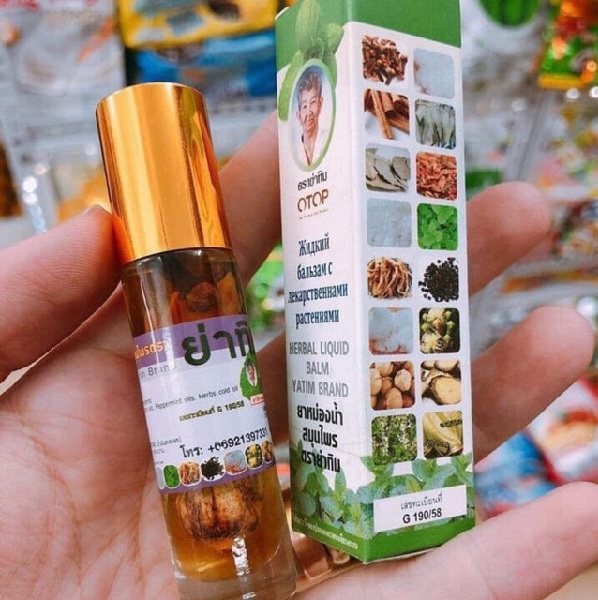 Dầu gió dạng lăn thảo dược 13 vị OTOP HERBAL 8ml