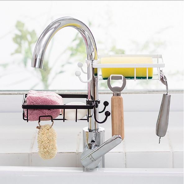Móc treo vòi nước đựng đồ tiện dụng Drainage Shelf - ShopToro - AsiaMart