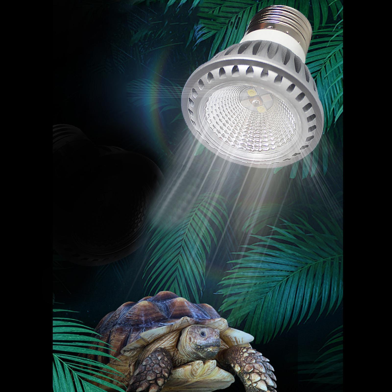 Ceramic Reptile Heating Light Full Spectrum E27 Basking Spot Lamp for Lizard Turtle