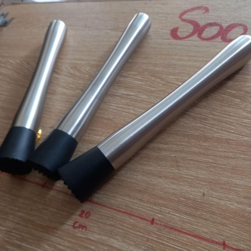 Chày dầm inox chuyên cho quầy bar pha chế trà sữa bartender