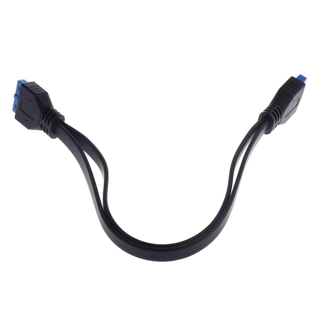 0.5M/19.69inch 20 Pin Motherboard Cable Female to Female Header Extender