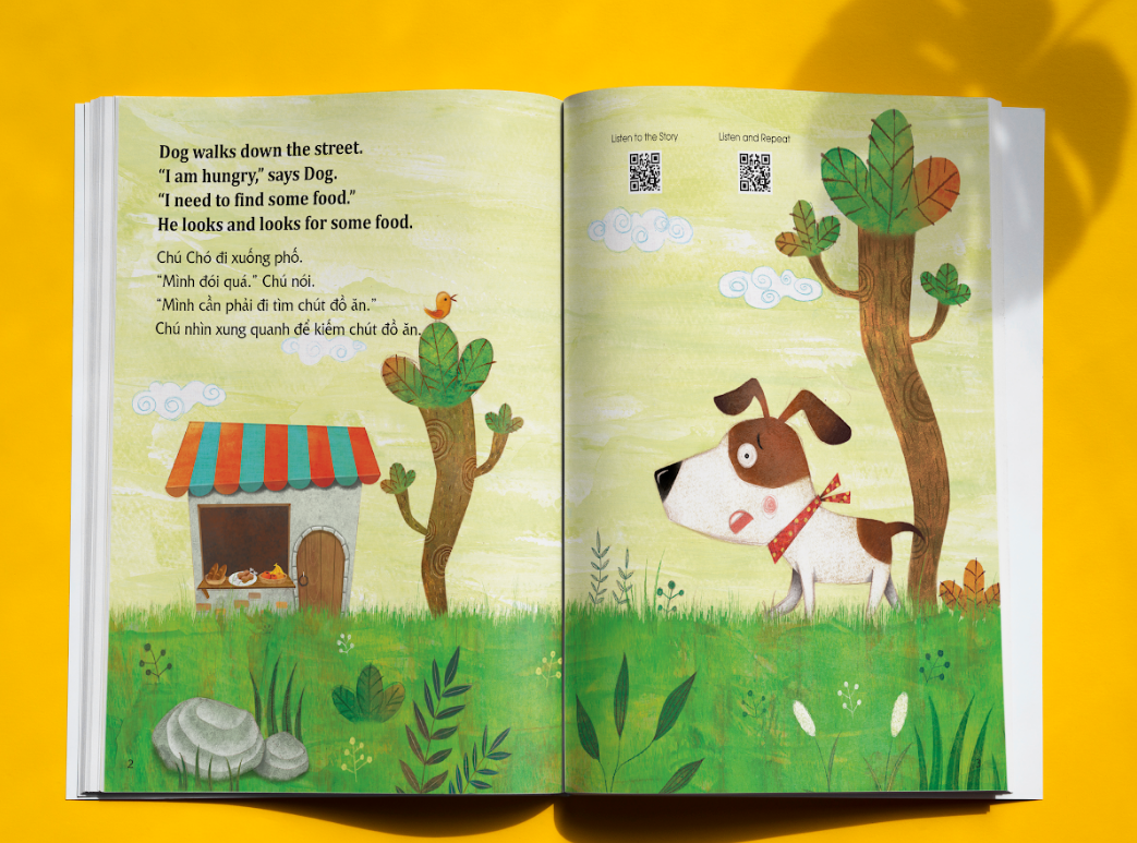 Học tiếng Anh cùng truyện ngụ ngôn Aesop - Chú Chó và cái bóng - The Dog and the Shadow