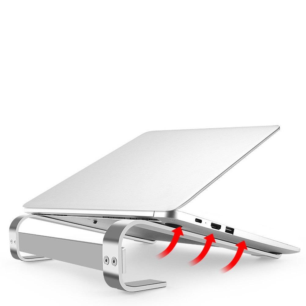 Giá Đỡ Laptop - Kiêm Kê Tản Nhiệt Nhôm L200, L210 Cao Cấp, Từ Hợp Kim Nhôm Chắc Chắn
