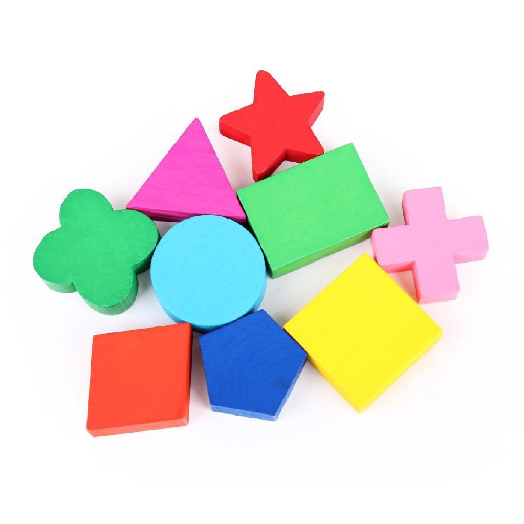 Đồ chơi Montessori - Bảng nhận dạng hình dạng các mô hình cho bé