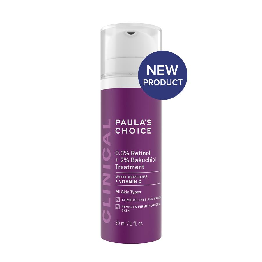 Tinh Chất Hỗ Trợ Trị Nếp Nhăn, Chống Lão Hóa Paula's Choice Clinical 0.3% Retinol + 2% Bakuchiol