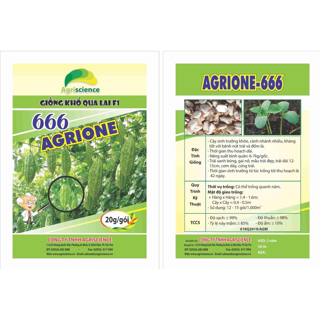 Hạt Giống khổ qua lai F1 - Agrione 666