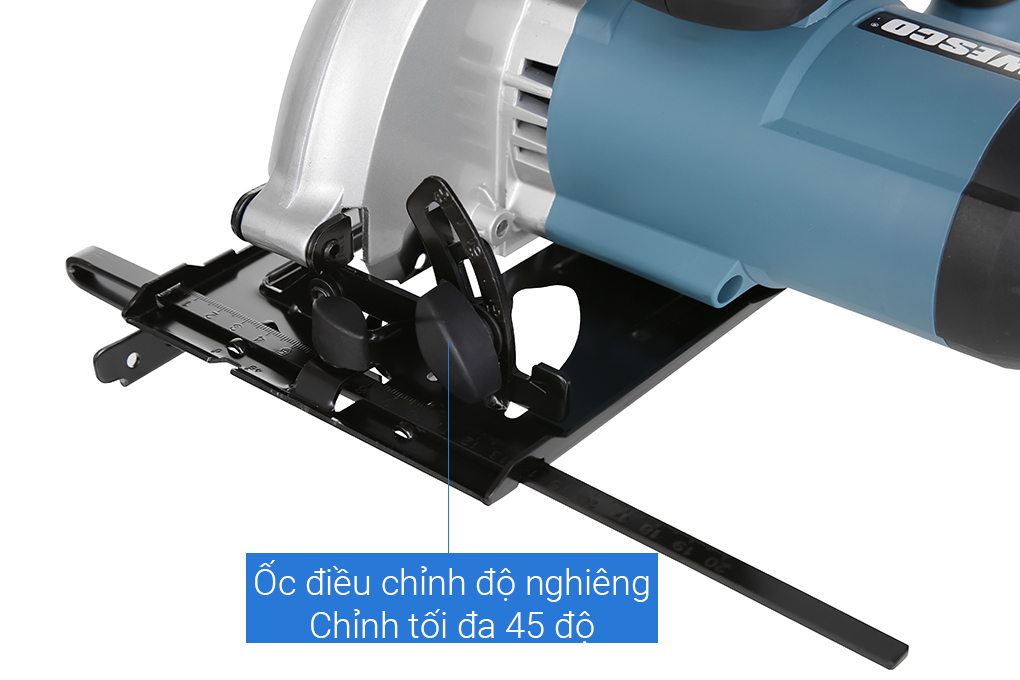 Máy cắt gỗ 185mm Wesco Ws3441 1500W- Hàng chính hãng