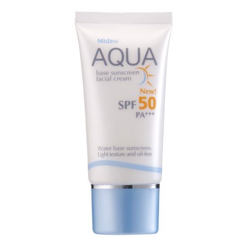 KEM CHỐNG NẮNG DÀNH CHO DA MẶT MISTINE  AQUA BASE SUNSCREAM FACIAL  CREAM SPF 50 PA +++