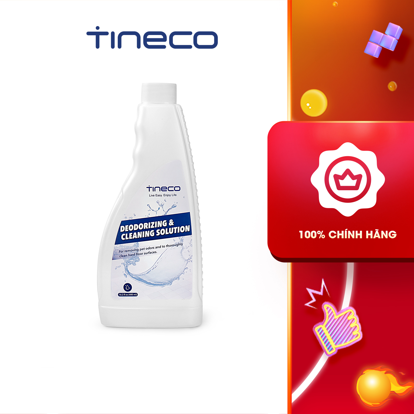 Nước Lau Sàn Khử Mùi &amp; Làm Sạch Chuyên Dụng Tineco (1L)