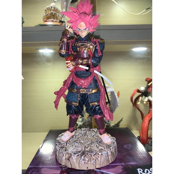 Mô hình Songoku samurai tóc hồng 31cm - Dragon ball