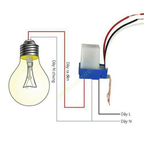 Công tắc cảm biến ánh sáng tự động_220V-10A