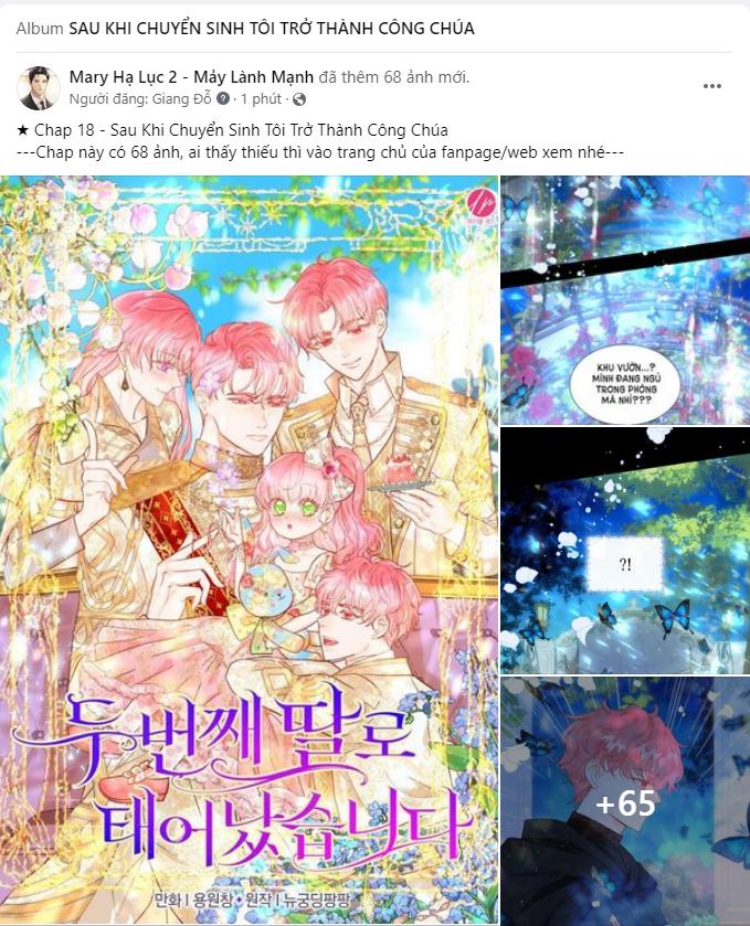 sau khi chuyển sinh tôi trở thành công chúa chapter 18.1 1