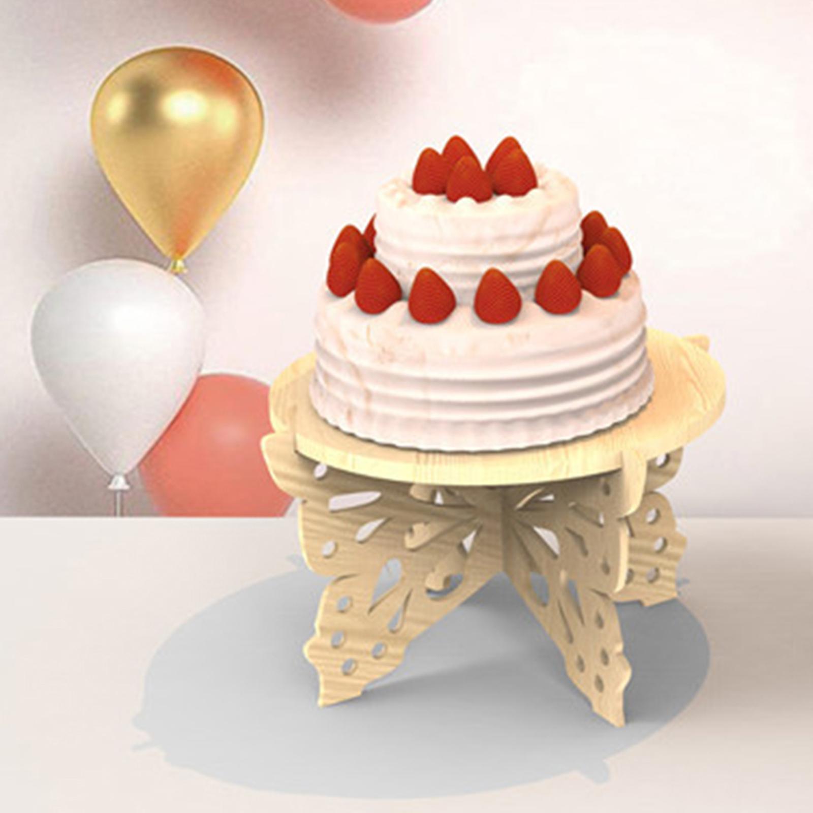 Cake Stand Stable Farmhouse Cake Plate Display Dessert Cupcakes Dessert Stand for Anniversary