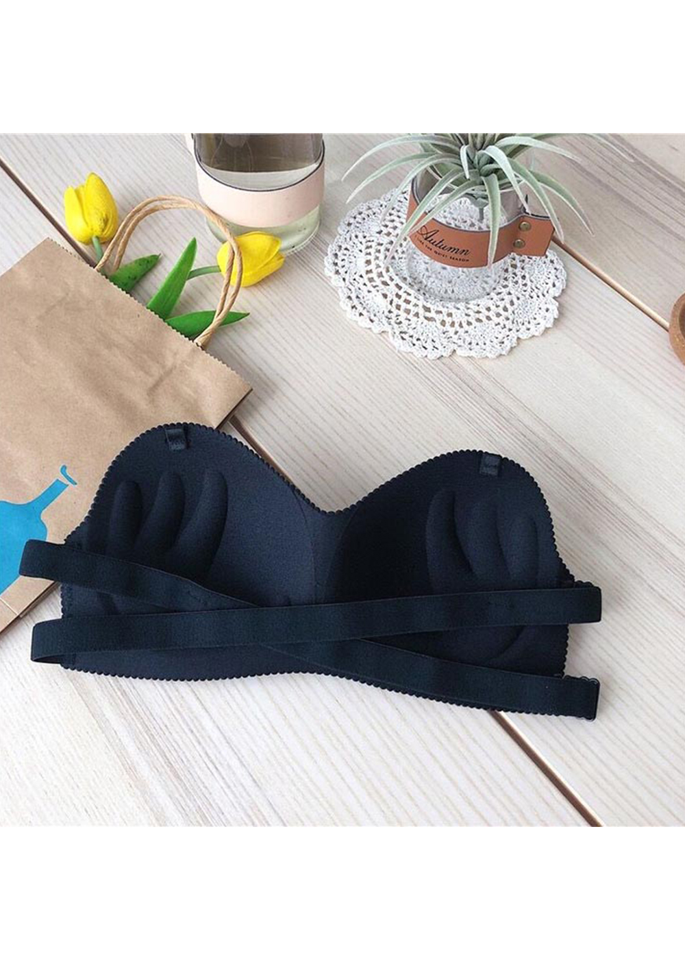 2 Áo Bra đúc su chống tụt dây chéo