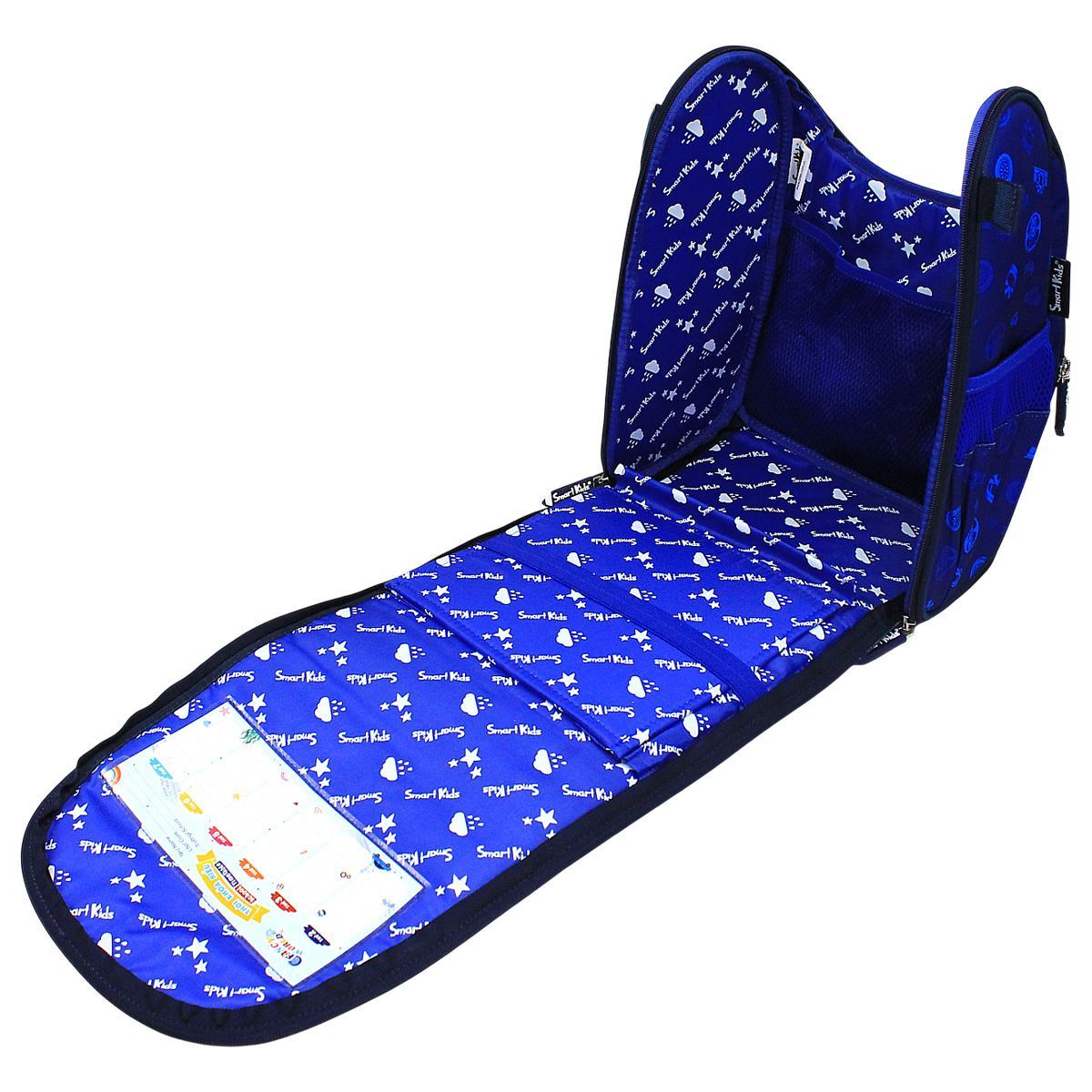 Ba Lô Chống Gù Fancy World- F1Car - SmartKids B-030 - Màu Xanh Đậm