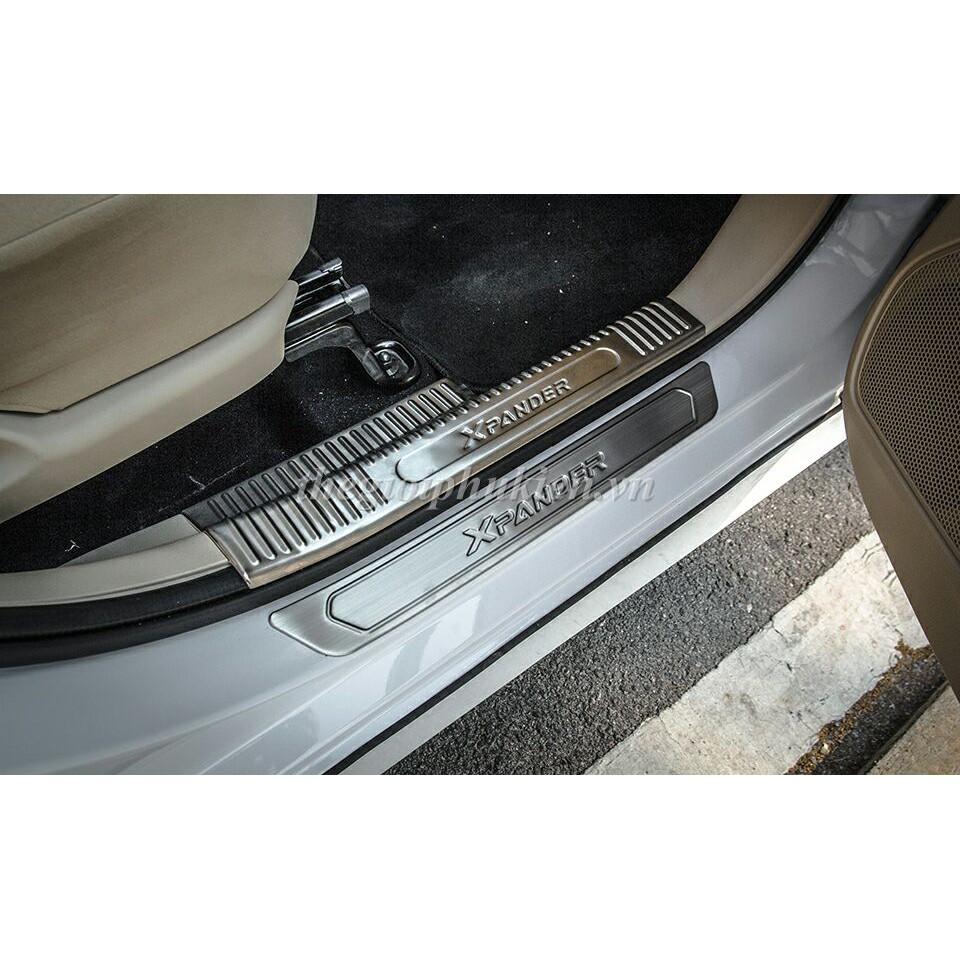 Bộ Ốp bậc cửa, Nẹp bước chân Mitsubishi Xpander – Mẫu INOX