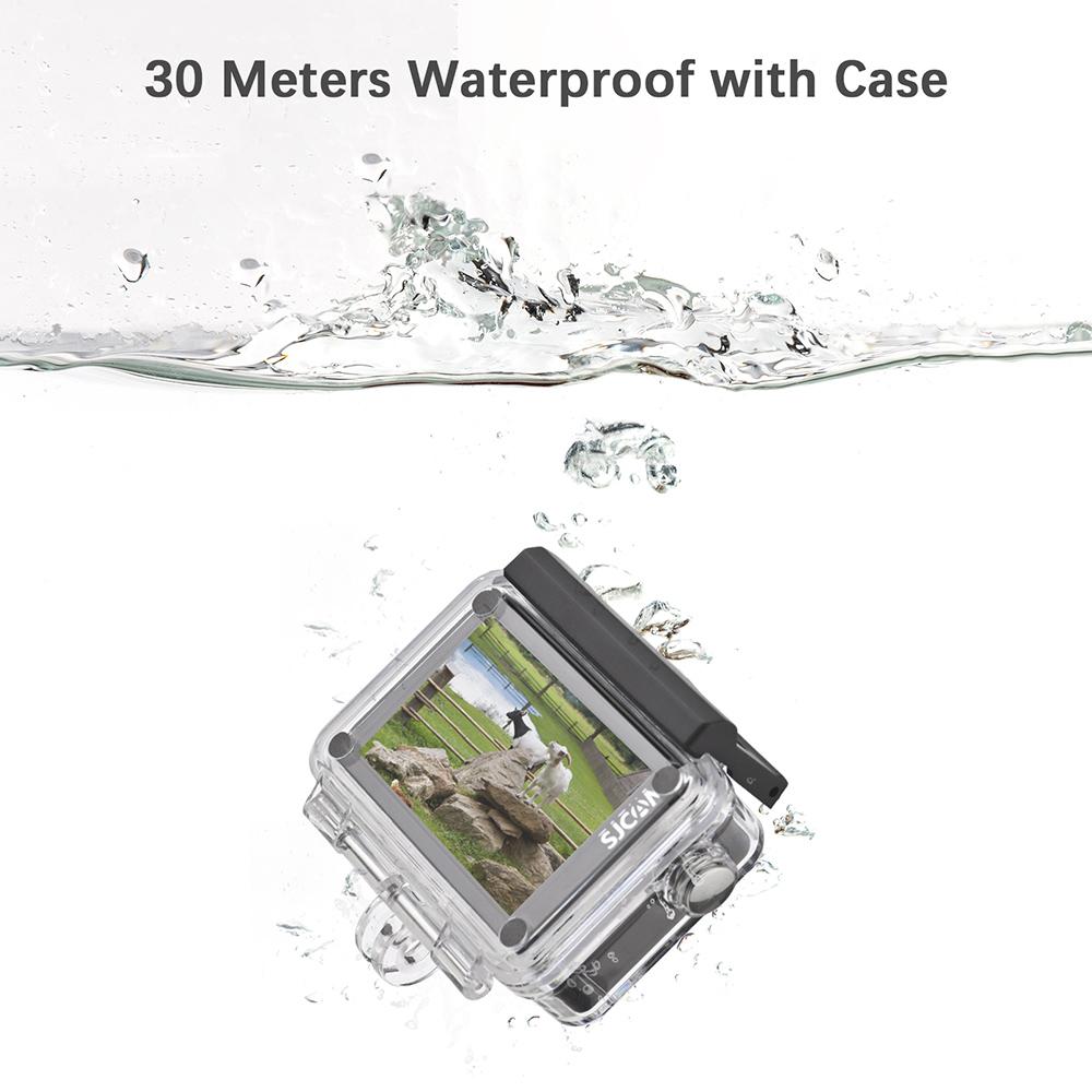 SJCAM SJ8 4K/30 khung hình/giây có độ phân giải cao thể thao màn hình thể thao di động 30m Vỏ chống thấm nước để lướt sóng thể thao ngoài trời