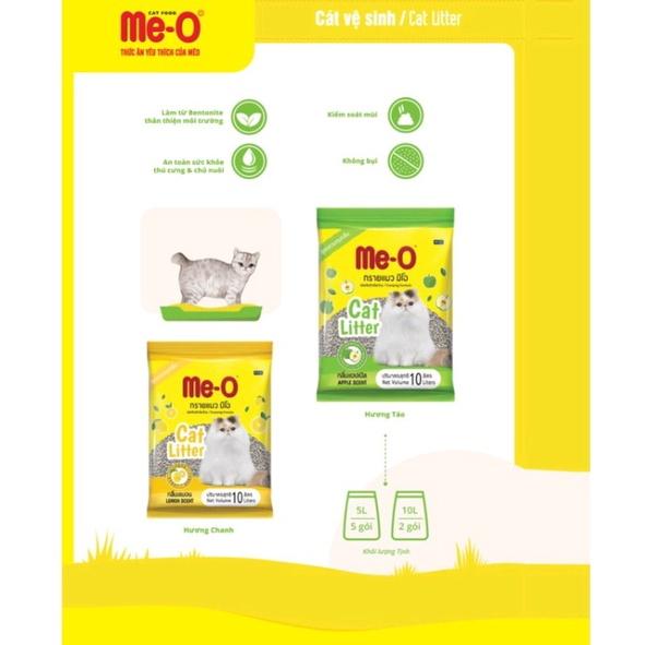 CÁT VỆ SINH CHO MÈO ME-O CAT LITTER GÓI 5L